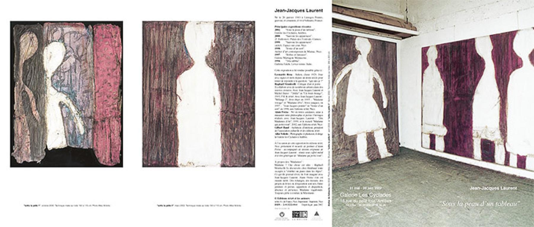 Plaquette LAURENT Jean-Jacques, mai 2002.