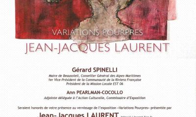 Exposition Laurent Jean-Jacques à Beausoleil, 2010