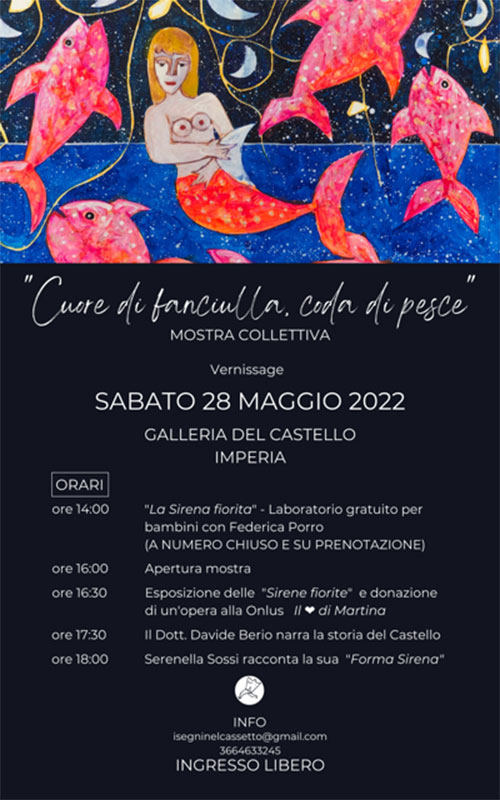 Serenella SOSSI à la galerie "del Castello” de Imperia