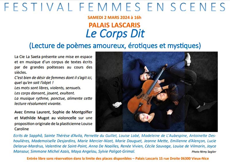 Le corps dit : Femmes en Scenes