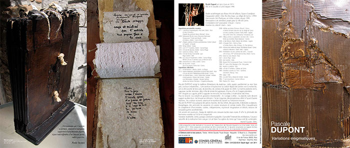 Plaquette Pascale DUPONT, recto