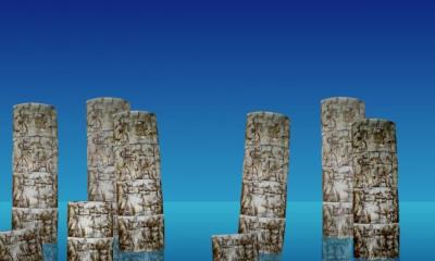 COLONNES-TOTEM