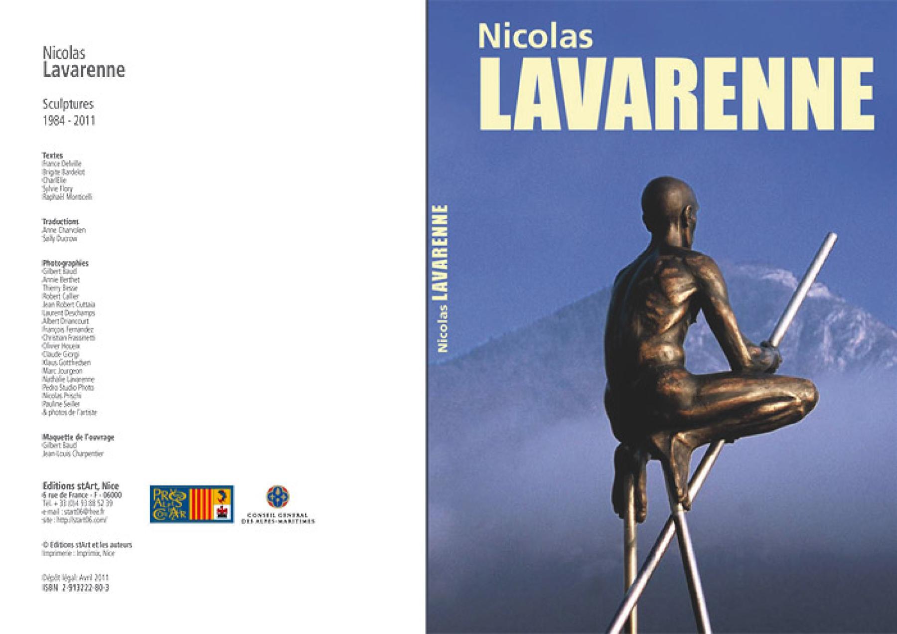 EDITION : Nicolas LAVARENNE,  Sculptures 1984 - 2011, avril 2011