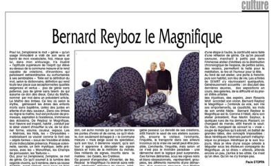 Bernard REYBOZ par Paule STOPPA, Le Patriote du 27 janvier 2012