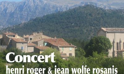 Concert Jean Wolfe ROSANIS et Henri ROGER en l'Eglise de La Palud Sur Verdon, 28 avril 2012.