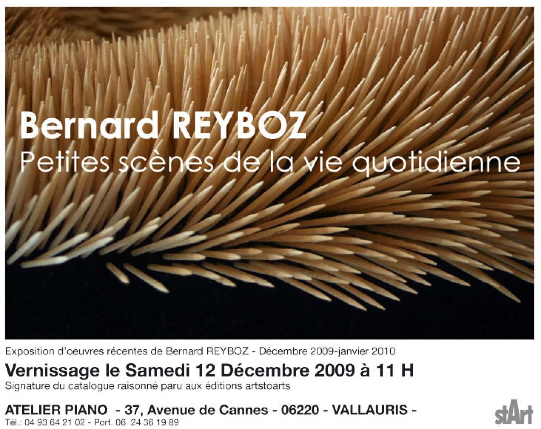 Exposition Bernard Reyboz chez Piano décembre 2009
