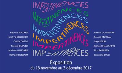 CATALOGUE : IMPERTINENCES, Vallauris 2017