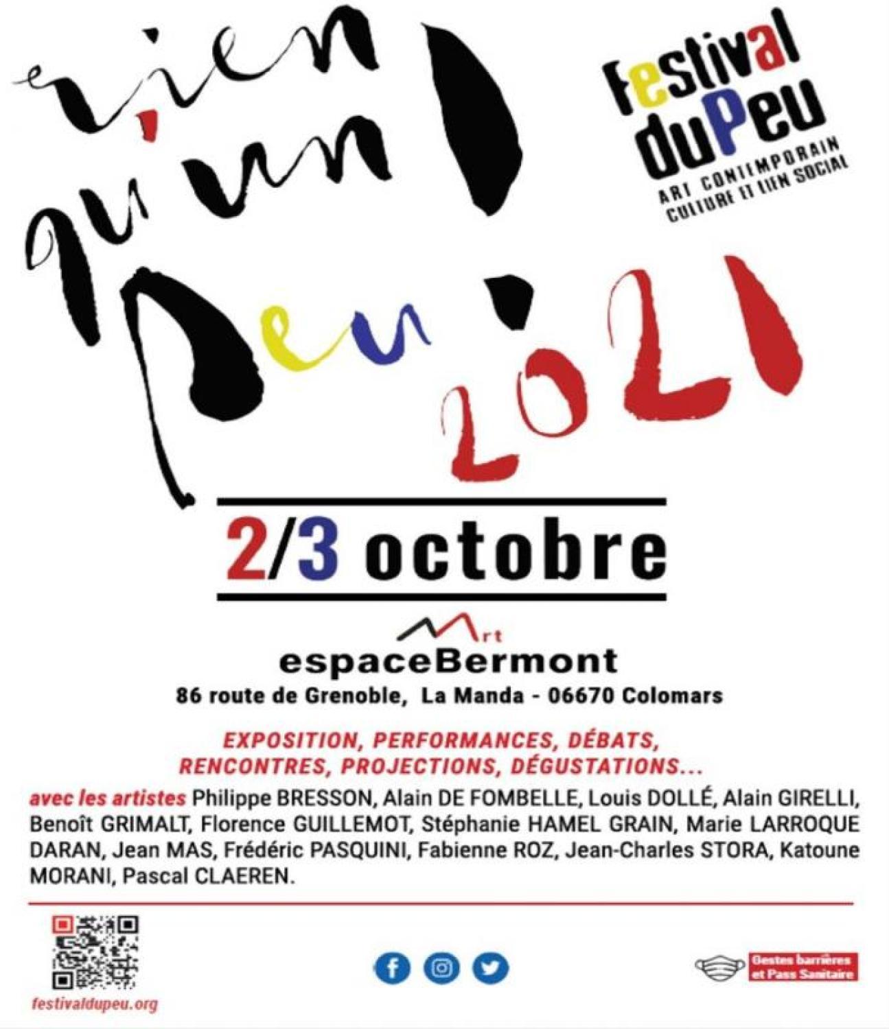 Festival du PEU, Espace Bermont à Colomars