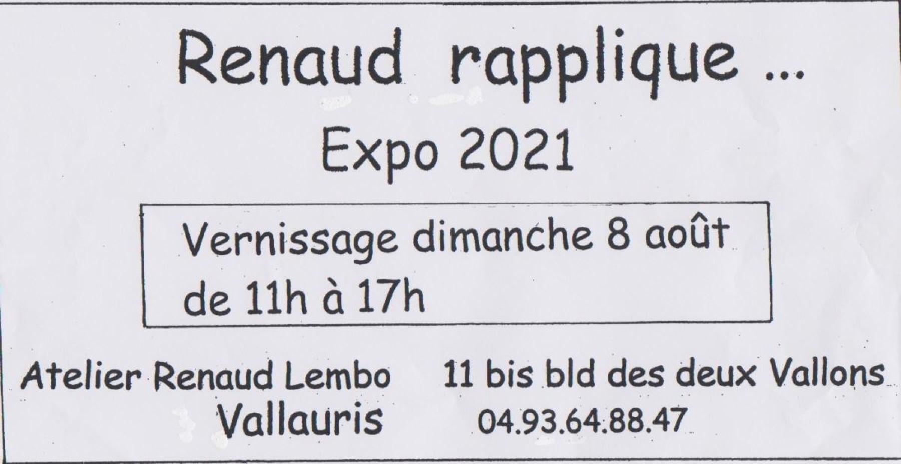 Renaud LEMBO : exposition 