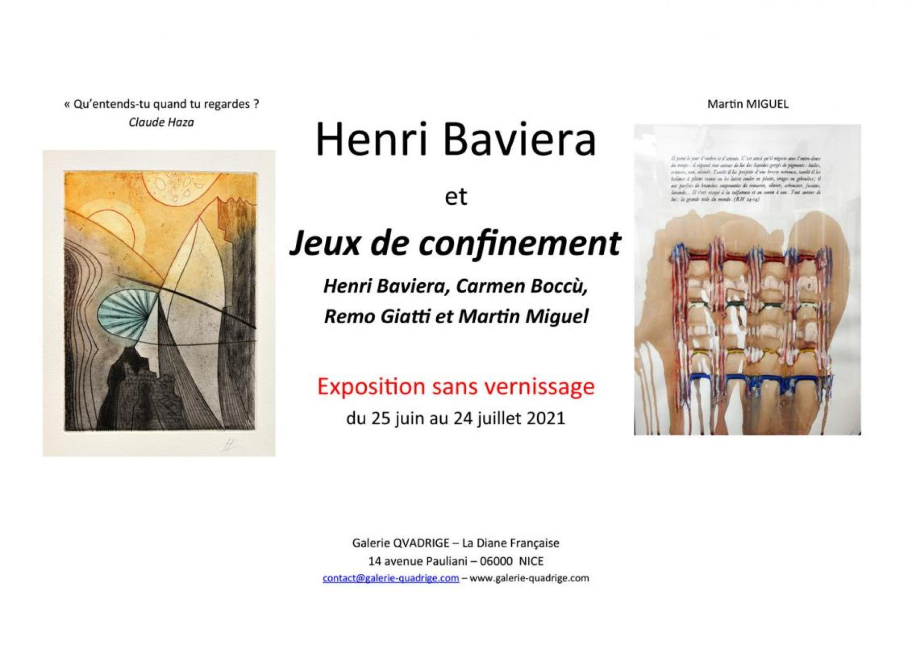 Henri BAVIERA : exposition 