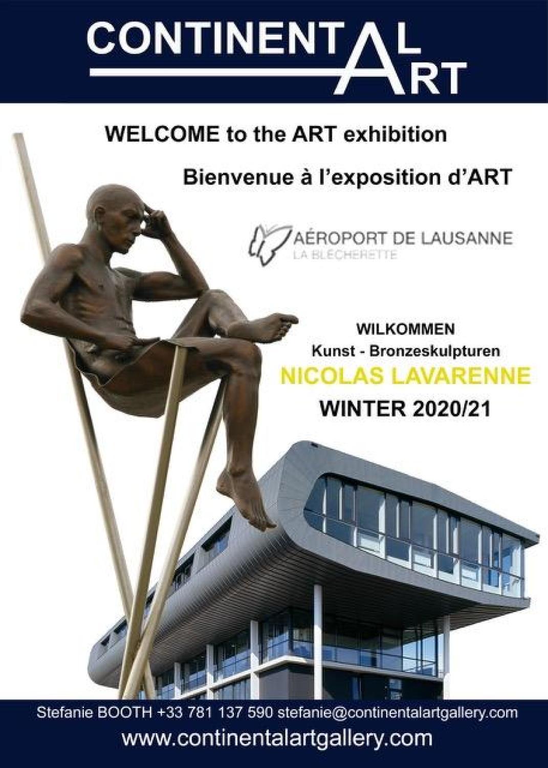 Nicolas LAVARENNE : ses sculptures arpentent la Suisse en 2021