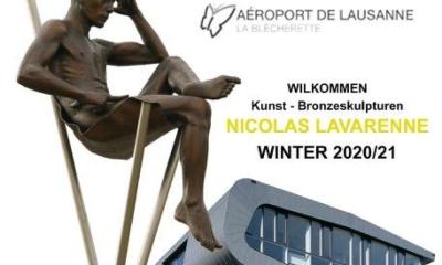 Nicolas LAVARENNE : ses sculptures arpentent la Suisse en 2021