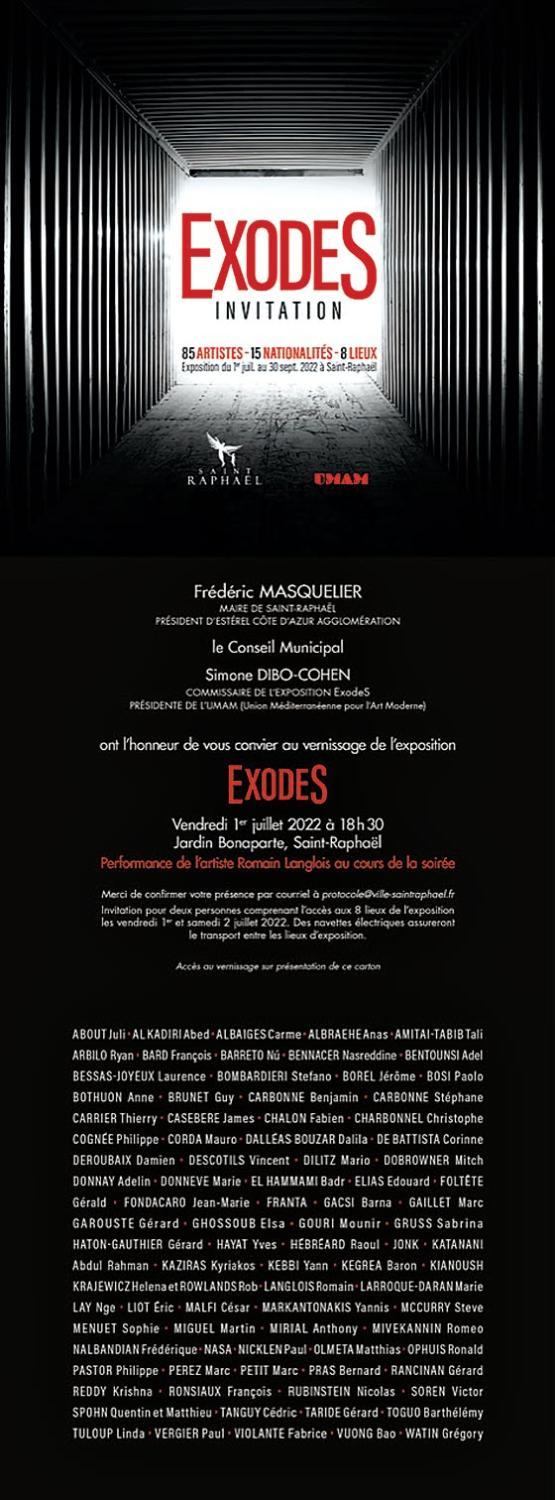 Exposition « ExodeS » à Saint-Raphaël
