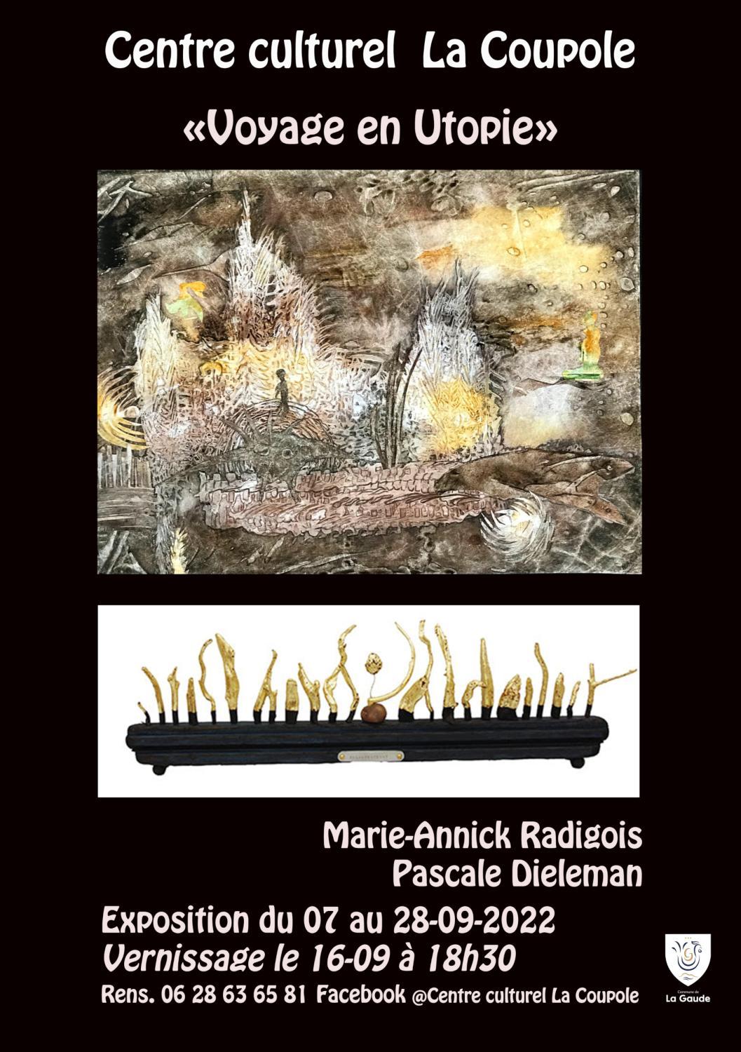 Pascale DIELEMAN & Marie-Annick RADIGOIS : exposition 