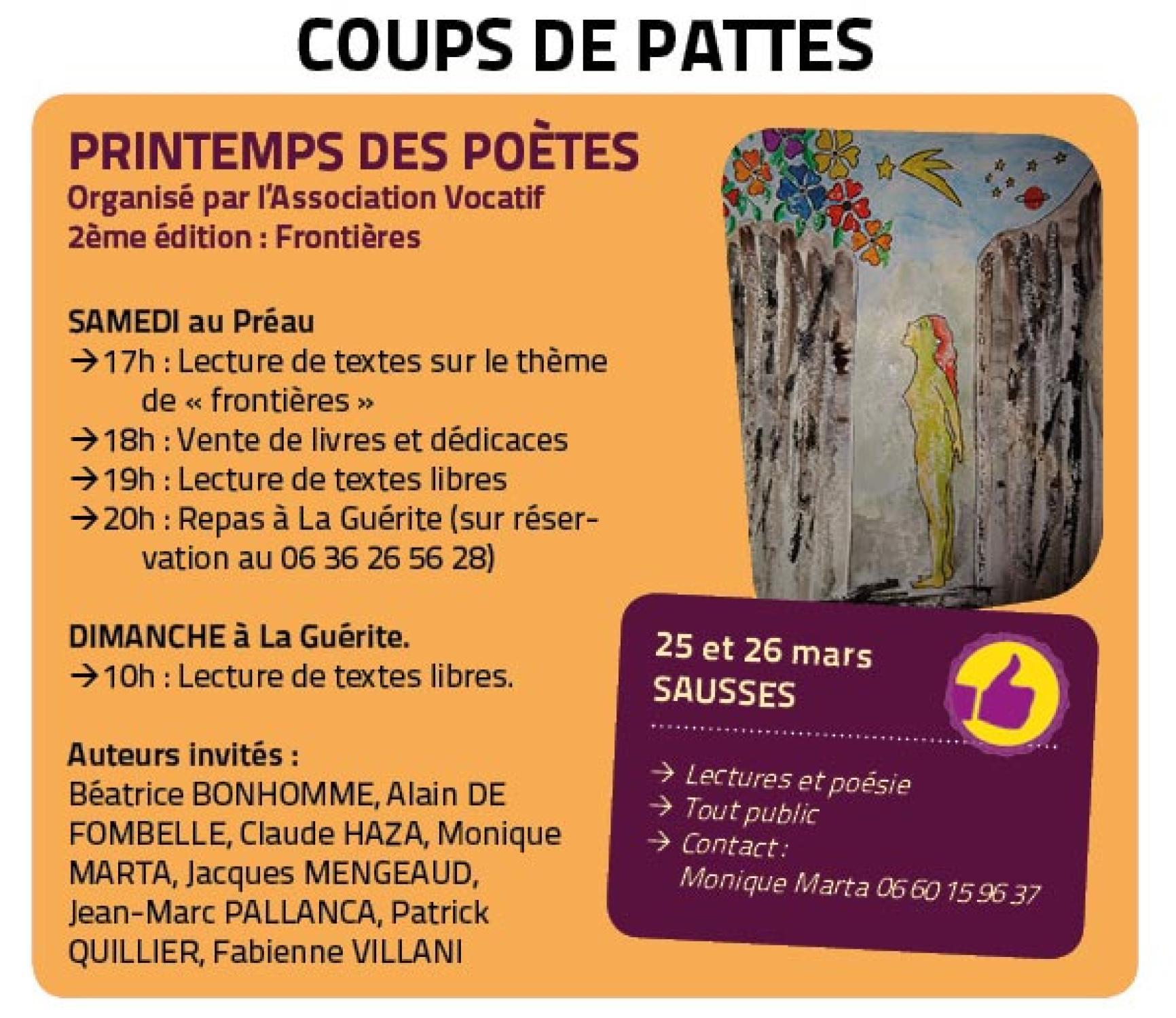 Printemps des poètes : 