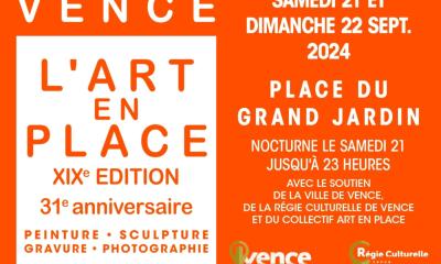 ROY Genevieve expose à l'ART en PLACE à Vence les 21 et 22 septembre 2024
