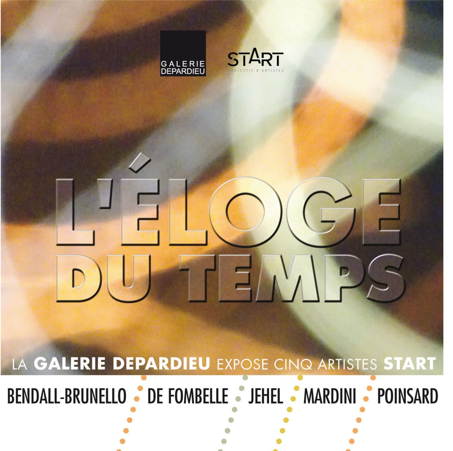 L'ELOGE du TEMPS, Galerie DEPARDIEU, finissage le 18 janvier 2025