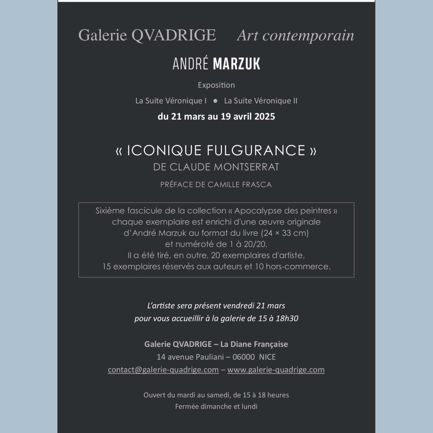 André MARZUK illustre le livre 