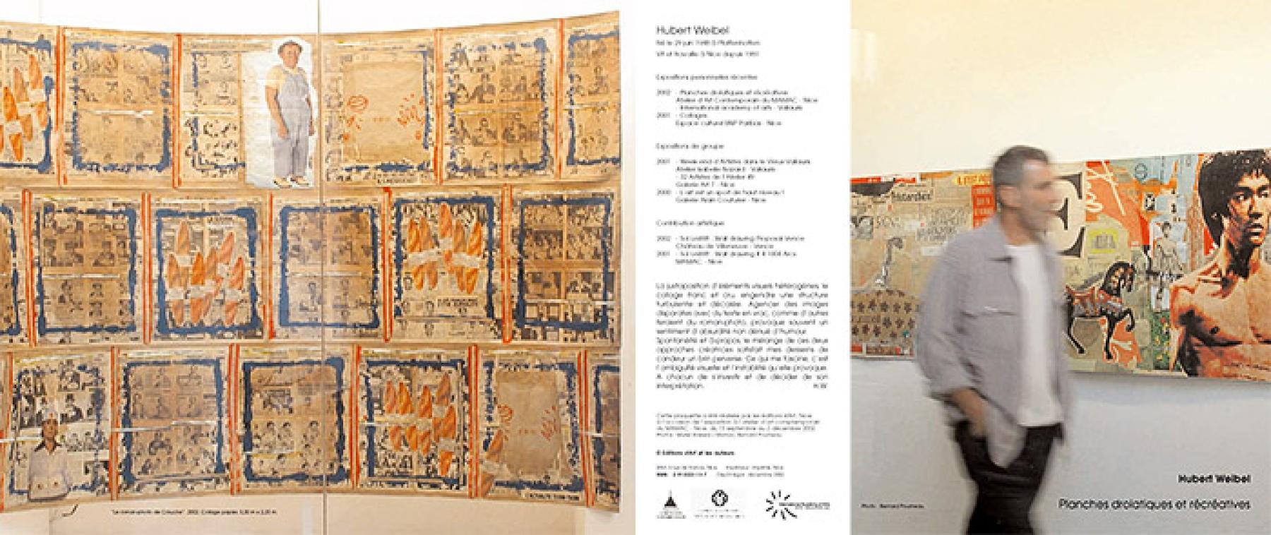 Plaquette WEIBEL Hubert, décembre 2002.