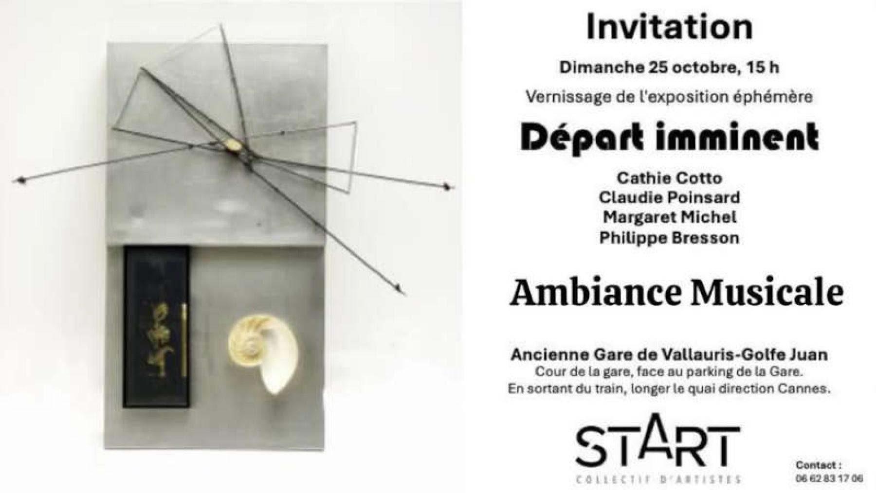 Dimanche 25 Octobre  2026 Margaret Michel vous accueille dans son atelier a Golfe-Juan