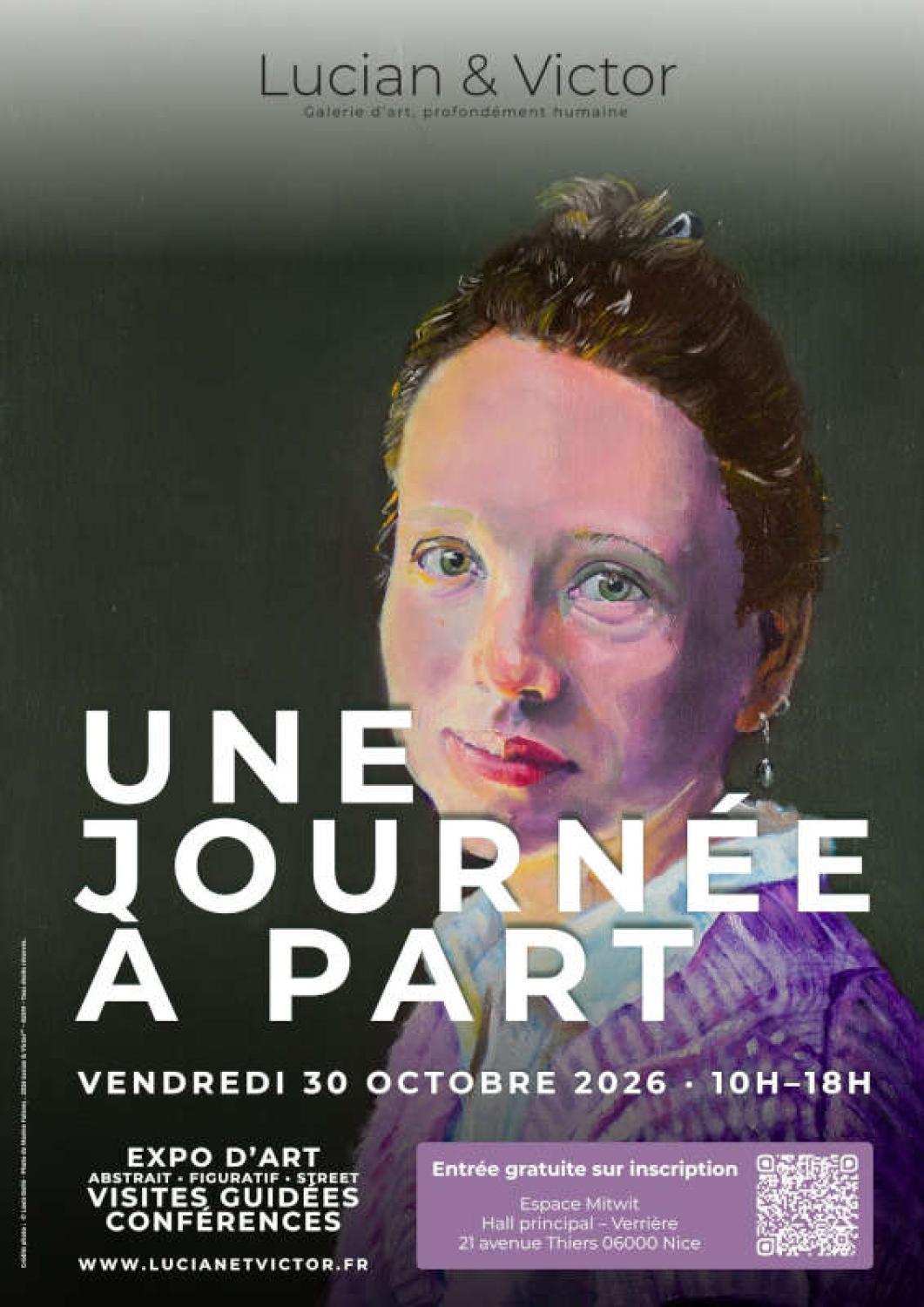 Une journee a part, expo d'art, vendredi 30 octobre 2026 a Nice