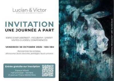une journee a part avec la Galerie LUCIAN & VICTOR , vendredi 30 novembre 2026, a Nice