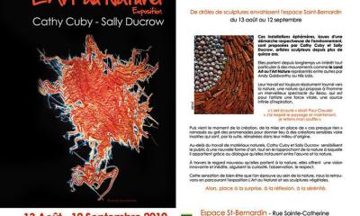 Exposition Saly DUCROW - Cathy CUBY, Espace St-Bernardin Le Cannet