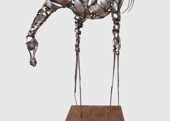 Stainless steel horse